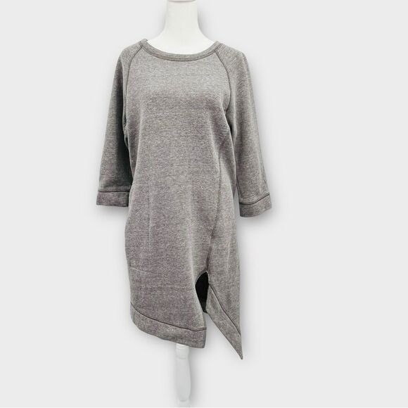 Free People Beach Cozy Sweatshirt Dress in Heather Brown Women’s Size S - Picture 1 of 9